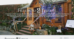 Desktop Screenshot of freedom-2-thrive.org