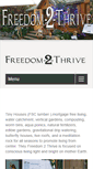 Mobile Screenshot of freedom-2-thrive.org